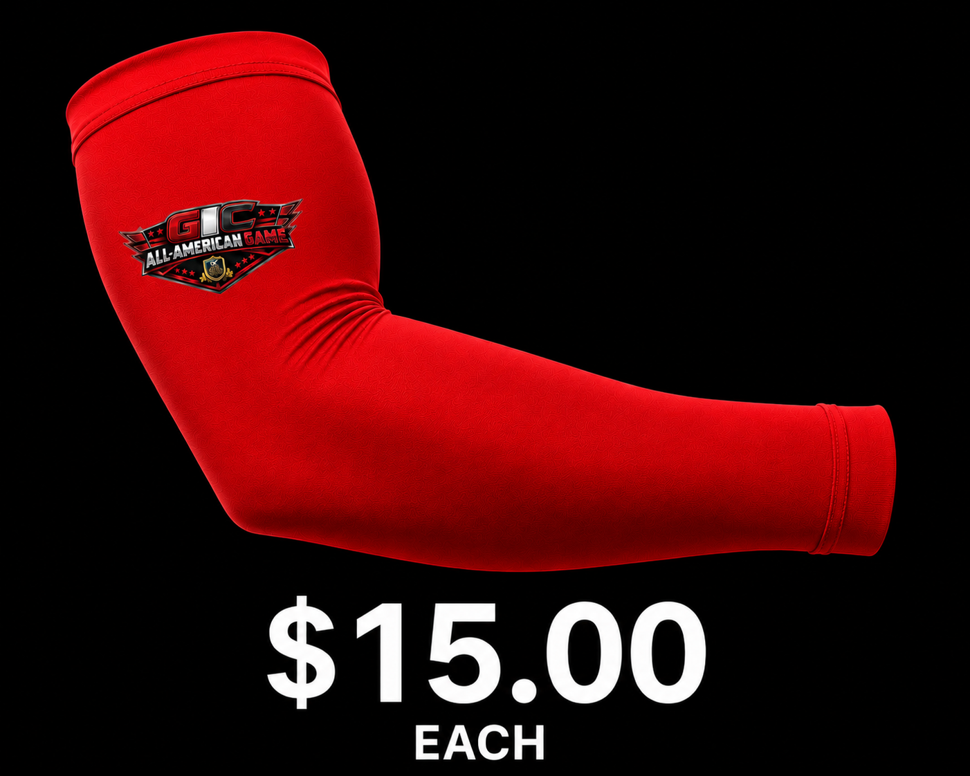 RED - GIC UA Arm Sleeve